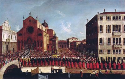 Il funerale del Doge ai SS. Giovanni e Paolo, Venezia da Gabriele Bella